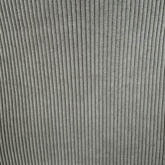 Ribbed Gray Mini Skirt - Picture 2 of 3